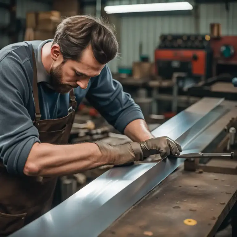 Visual representation of "brake" - A tool for crushing and bending things, especially sheet metal