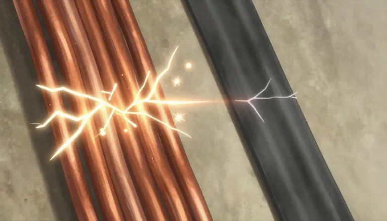 Visual representation of "conductance" - Conductance is the measure of how easily electricity can pass through a material.