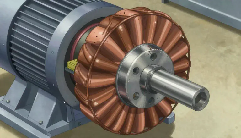 Visual representation of "rotor" - The part of a machine that rotates and often works in tandem with other components, like stators.