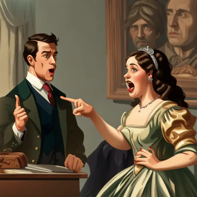 Visual representation of "a fast talker" - Someone who talks quickly, often to deceive or persuade others