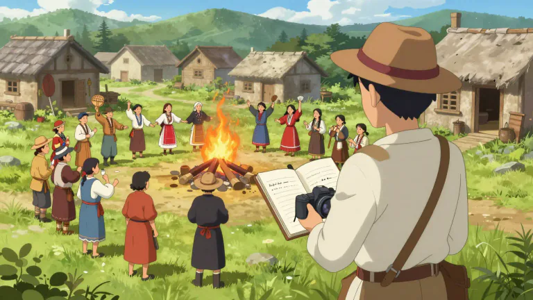 Visual representation of "ethnographic" - Related to the scientific description of human cultures.