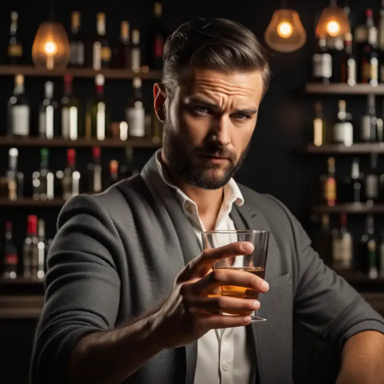Visual representation of "alcoholic" - A drink that contains alcohol.