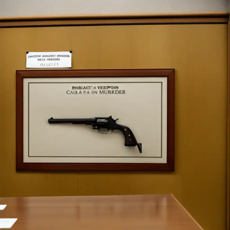 Visual representation of "exhibit" - a document or object shown in court as evidence