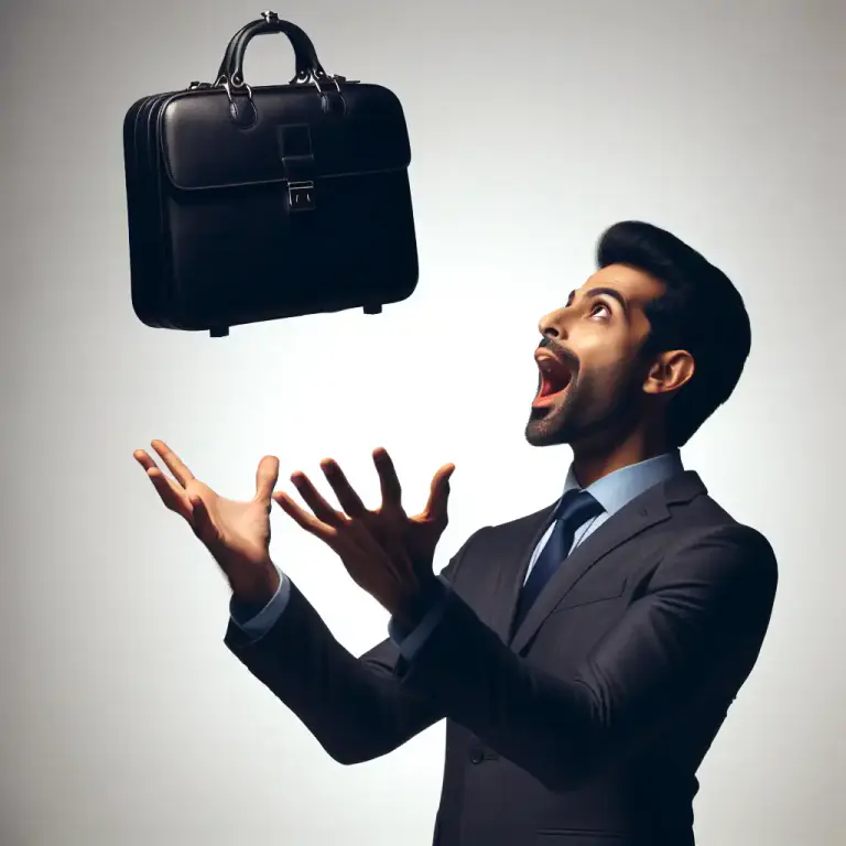 Visual representation of "beggar" - A person who is very eager to get something