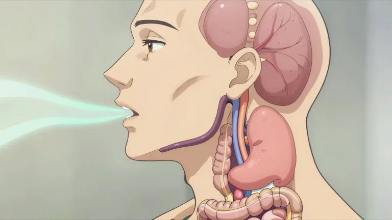 Visual representation of "aerodigestive" - Relating to the airway and digestive tract, particularly concerning structures and functions that involve both systems.