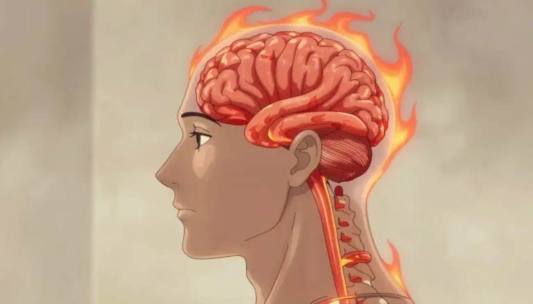 Visual representation of "meningoencephalitis" - Meningoencephalitis is the inflammation of the membranes surrounding the brain and spinal cord, along with the brain itself.