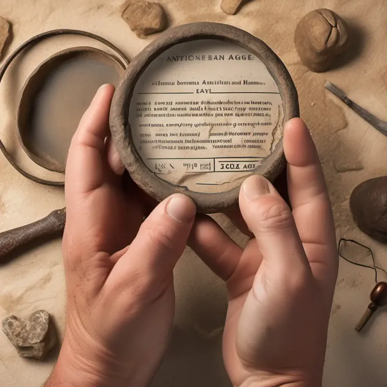 Visual representation of "date to" - To determine or record the date of an object or event.