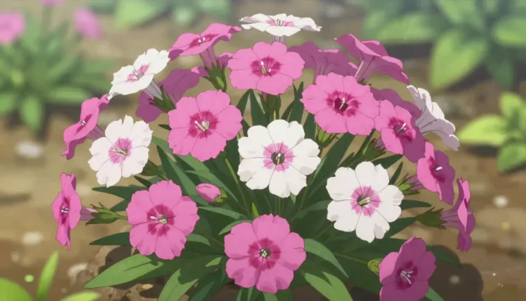 Visual representation of "campion" - A type of flowering plant belonging to the genus Silene, often characterized by their bright, showy blooms.