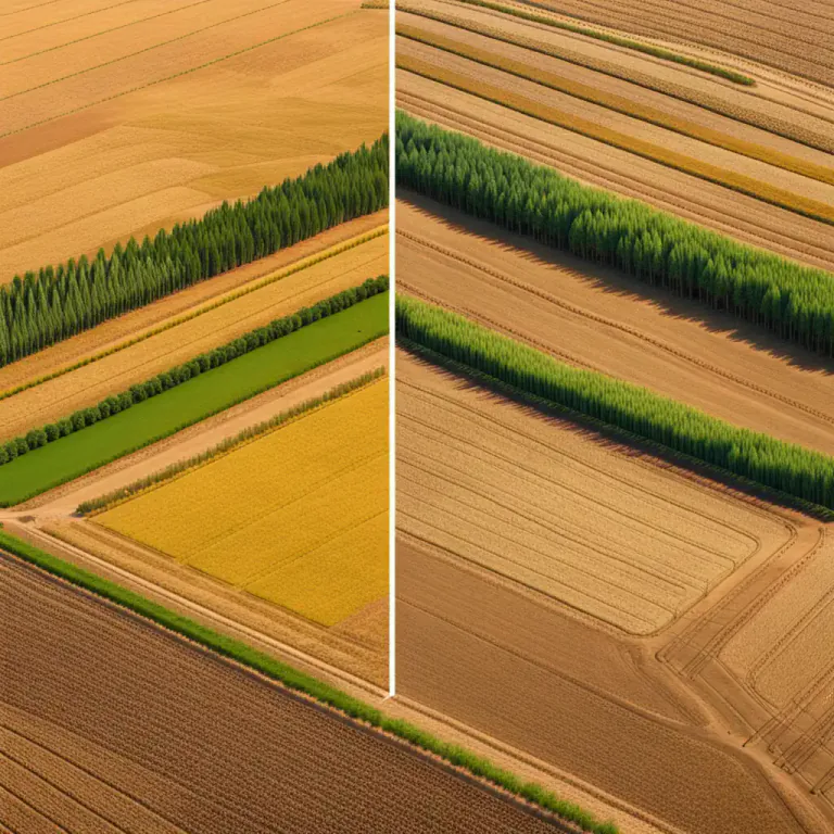 Visual representation of "agriculture" - The process or period of cultivating the land for growing crops
