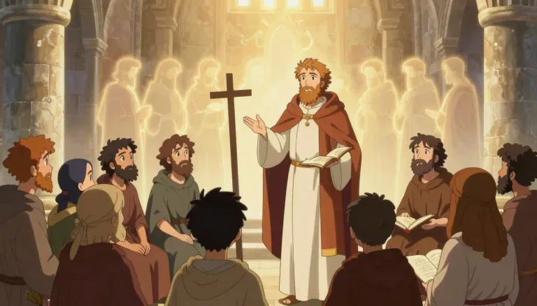 Visual representation of "apostolic" - Related to the apostles in Christianity or their teachings.