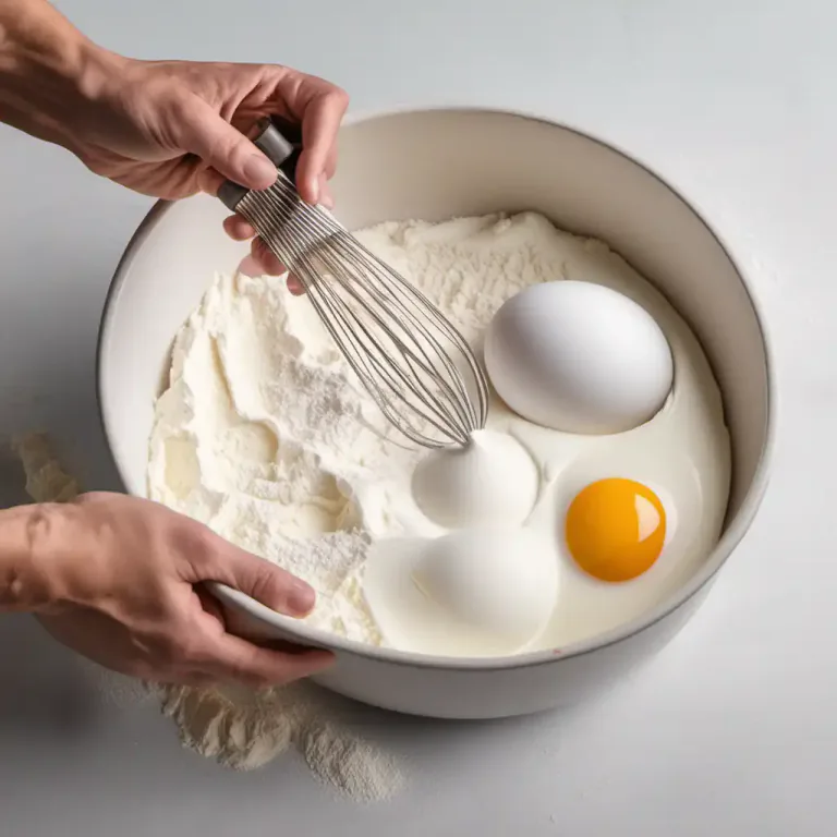 Visual representation of "mix to" - Combine or blend different ingredients into a single substance