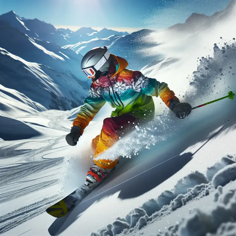 Visual representation of "carve" - In skiing or snowboarding, to turn by shifting the weight