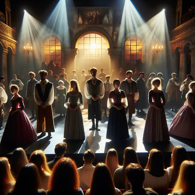 Visual representation of "supernumerary" - In theatre, an actor who appears in a non-speaking or silent role, usually in the background