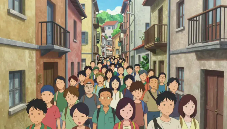 Visual representation of "overcrowding" - The condition of being filled with more things or people than is comfortable or safe.