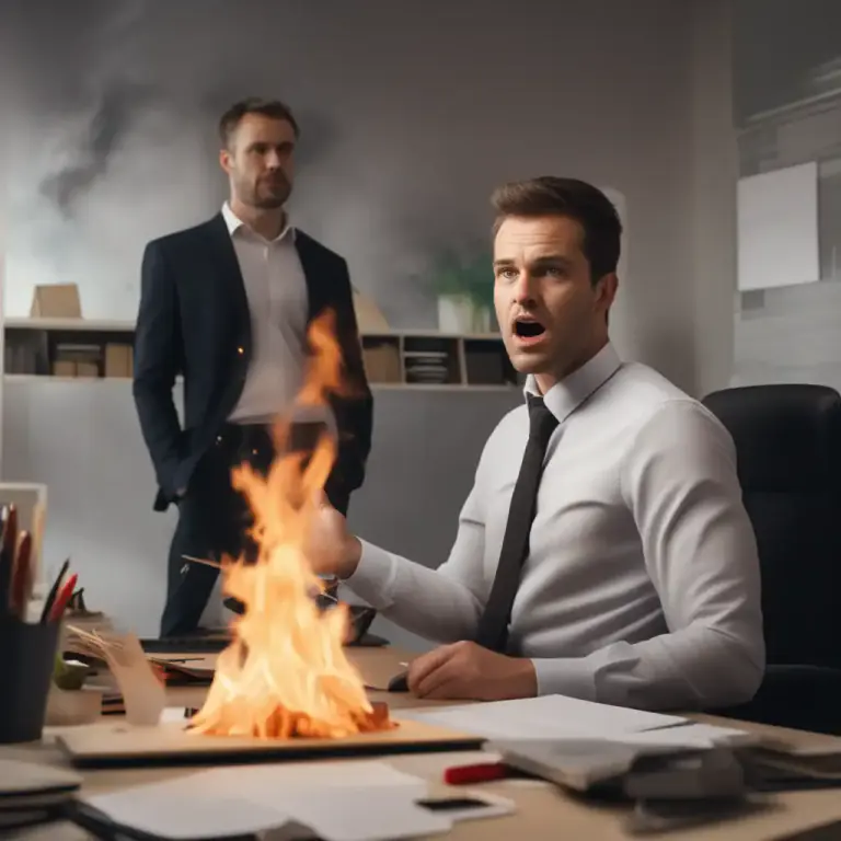 Visual representation of "burn your bridges" - To destroy or damage something that is useful or helpful to you.