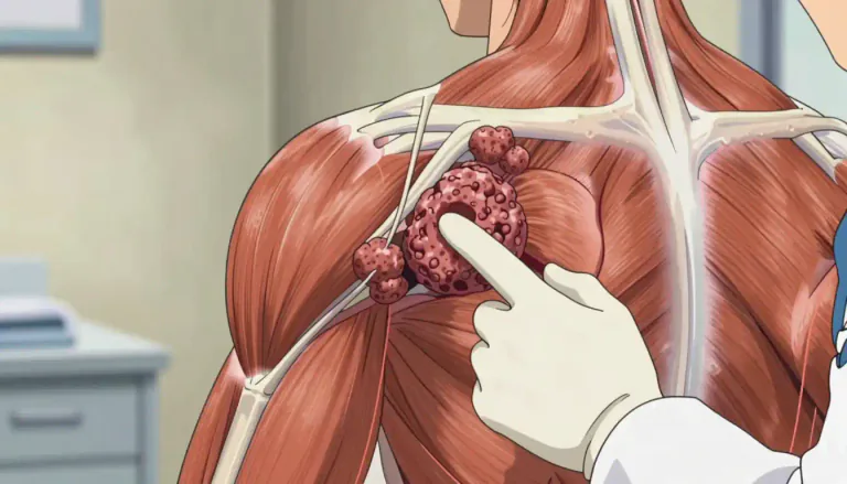 Visual representation of "fibromatosis" - Fibromatosis is a medical condition involving the abnormal growth of fibrous tissue, which can occur in various parts of the body.