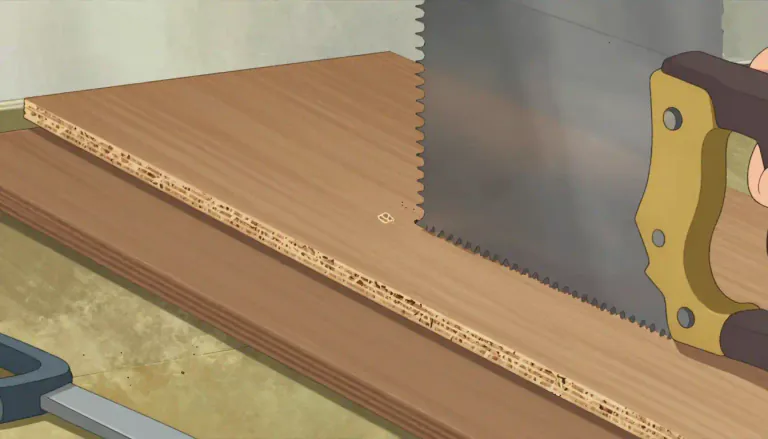 Visual representation of "hardboard" - A type of thick board made from compressed wood fibers, used for various construction and craft purposes.