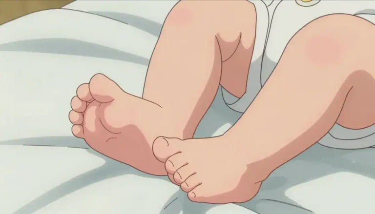 Visual representation of "clubfoot" - A birth defect where one or both feet are twisted out of shape or position.