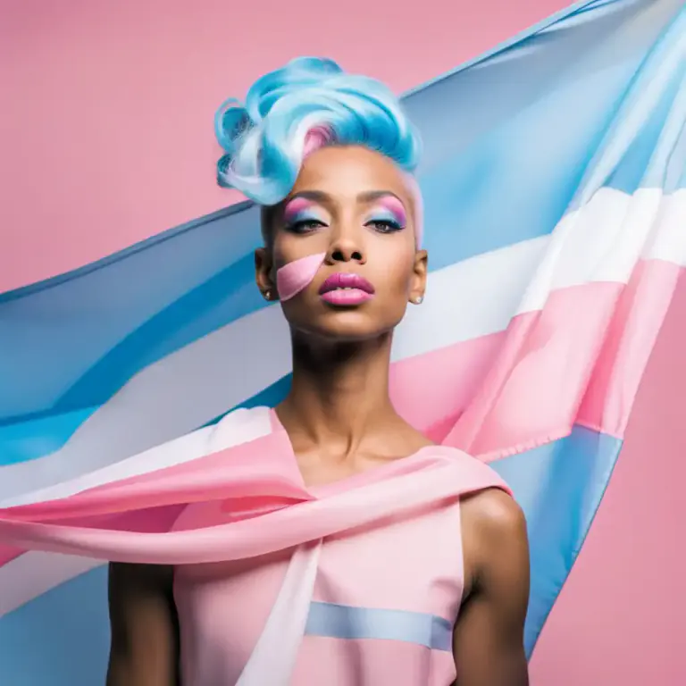 Visual representation of "transsexual" - Relating to a person who is transsexual