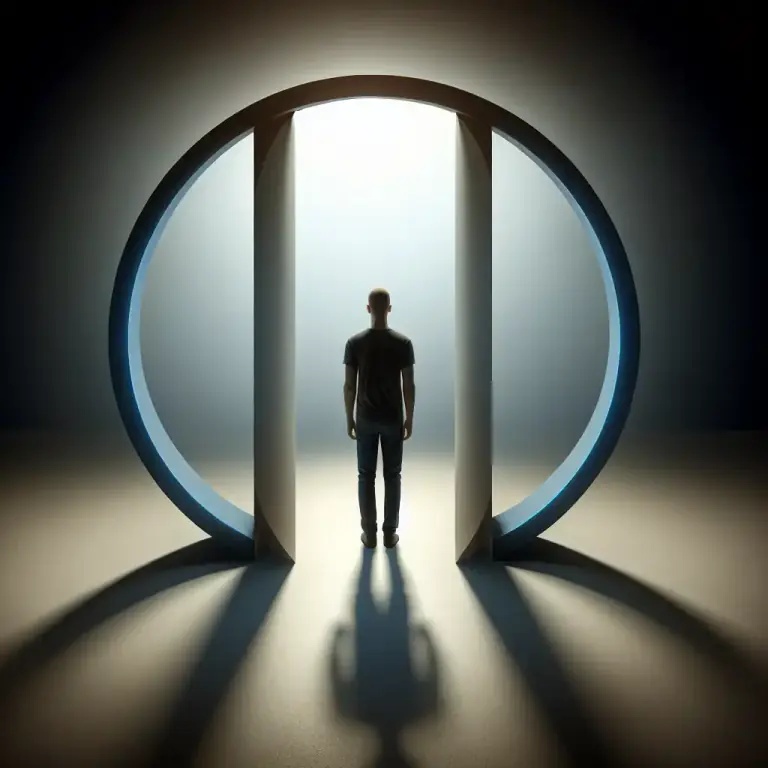 Visual representation of "go in" - To invest in a business or buy something.
