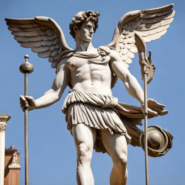 Visual representation of "mercury" - In Roman mythology, Mercury was the messenger of the gods, known for speed and mobility.