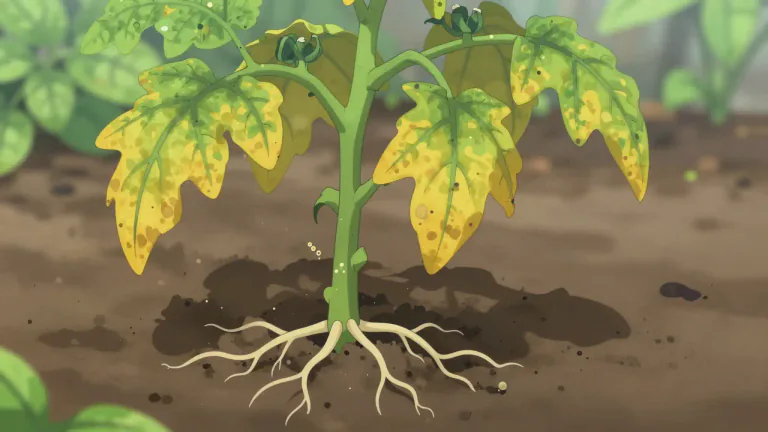 Visual representation of "verticillium" - A genus of fungi that includes species known to cause wilt diseases in plants.