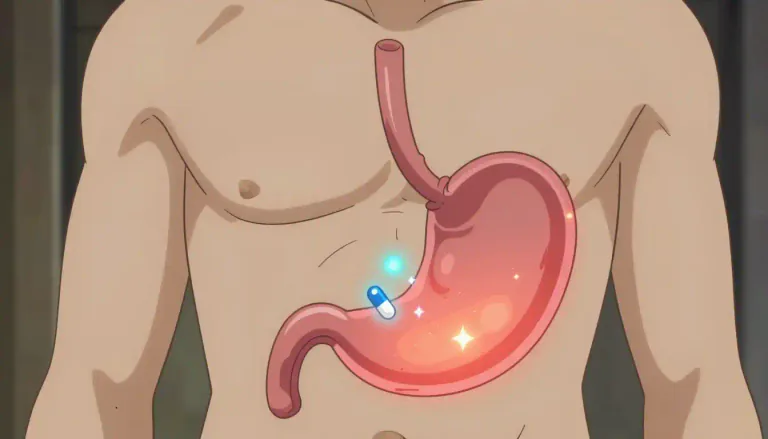 Visual representation of "esomeprazole" - Esomeprazole is a medication that helps decrease the amount of acid produced in the stomach, which is used to treat acid-related digestive problems.