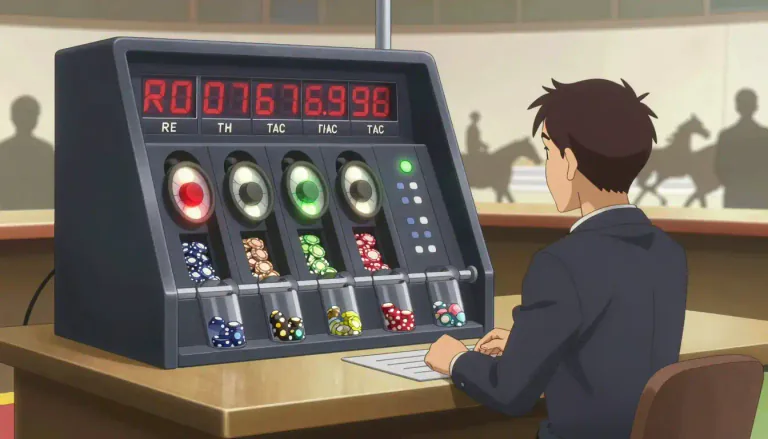Visual representation of "totalizer" - A device or system that calculates and displays the total amount of something, often in contexts like betting or data processing.