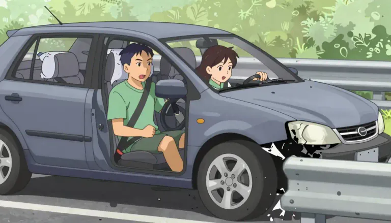 Visual representation of "crashworthiness" - The ability of a vehicle to protect its occupants during a collision.