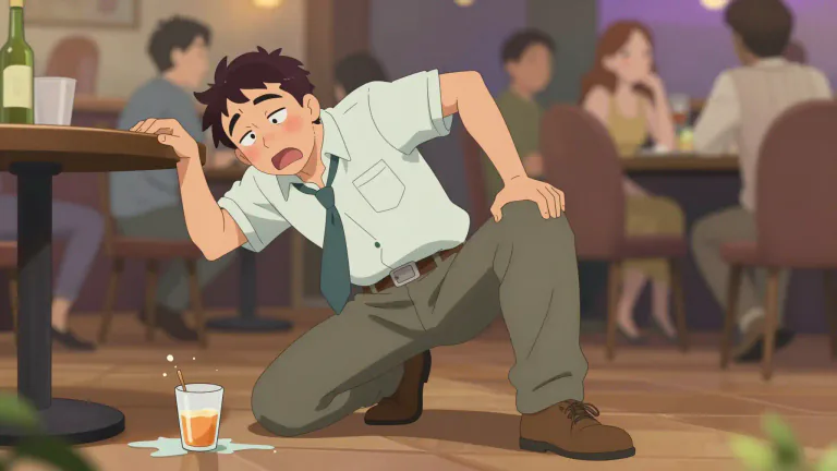 Visual representation of "inebriated" - Being drunk or heavily under the influence of alcohol