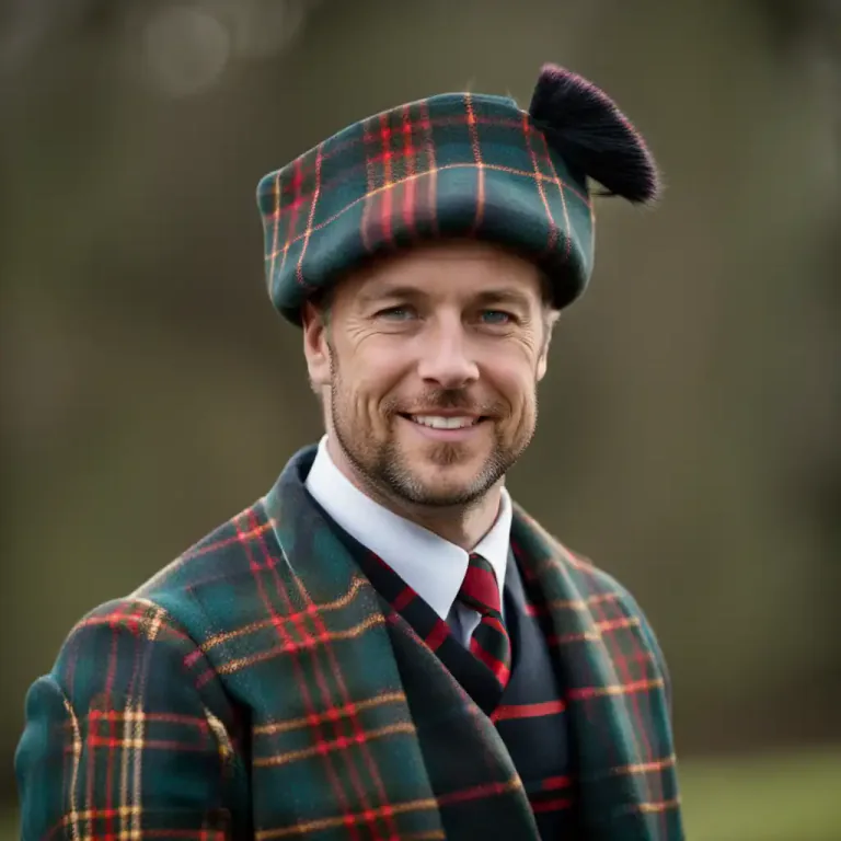 Visual representation of "balmoral" - A type of Scottish hat