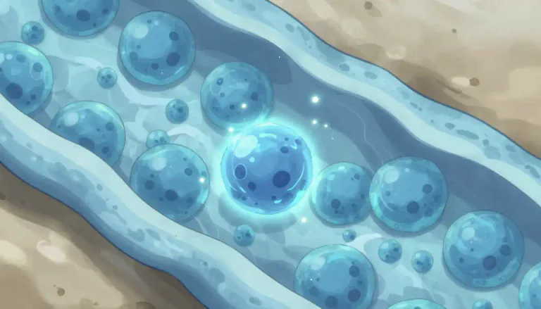 Visual representation of "chondrocyte" - A type of cell that is responsible for the maintenance and production of cartilage.