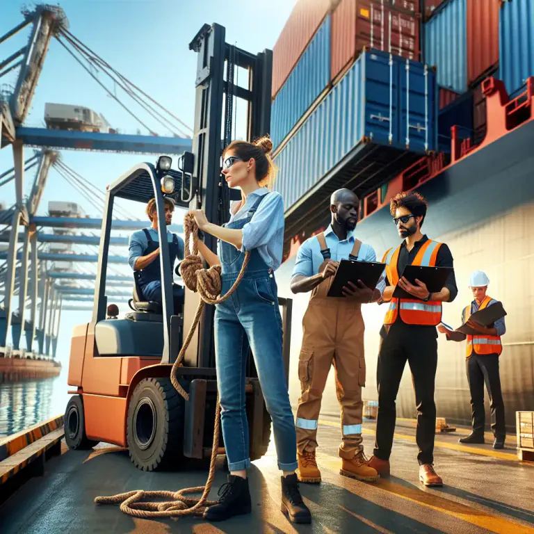 Visual representation of "freight" - To load with goods for transport.