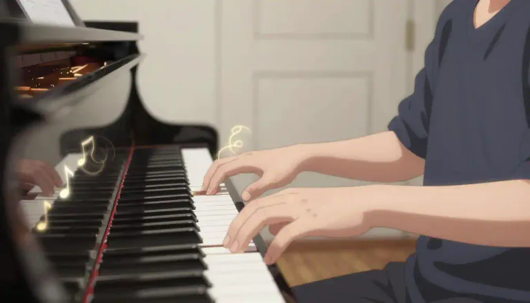 Visual representation of "etude" - A short musical composition that is designed to provide practice in a particular technical skill in the performance of an instrument.