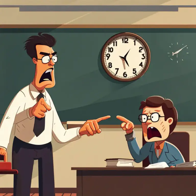 Visual representation of "bawl out" - To scold or reprimand someone loudly and severely.