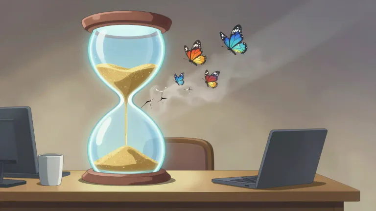 Visual representation of "lifespan" - The amount of time expected to pass before something changes or ends.