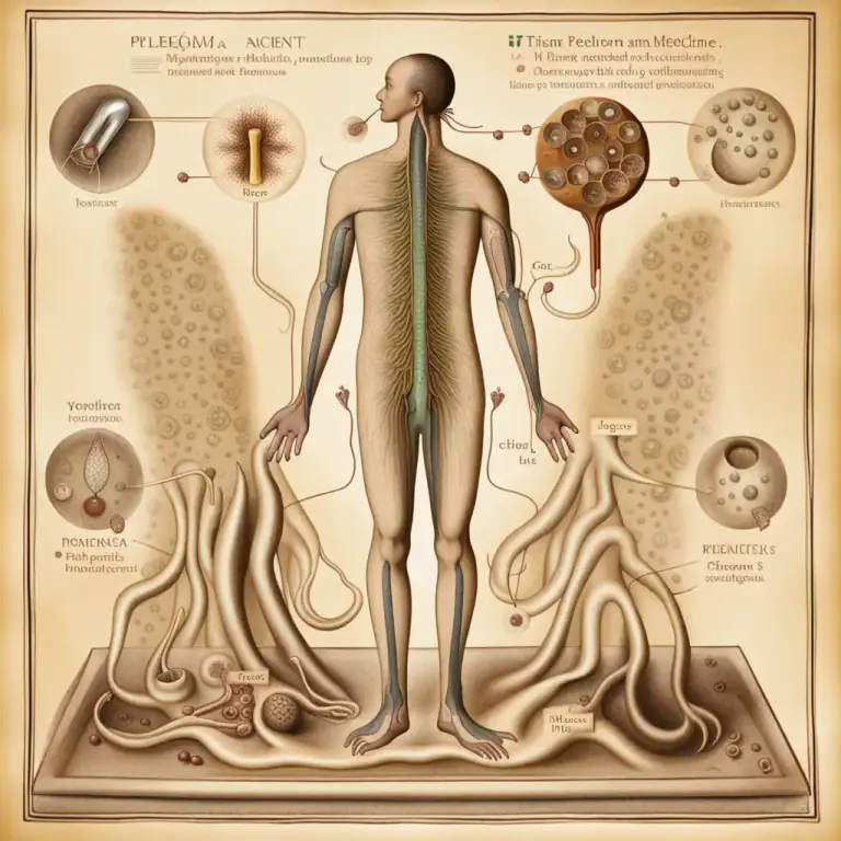 Visual representation of "phlegm" - In ancient and medieval medicine, phlegm is one of the four main body fluids that affects a person's health and mood.
