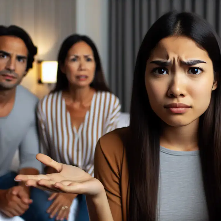 Visual representation of "fretful" - Complaining a lot, especially about things that are not important.