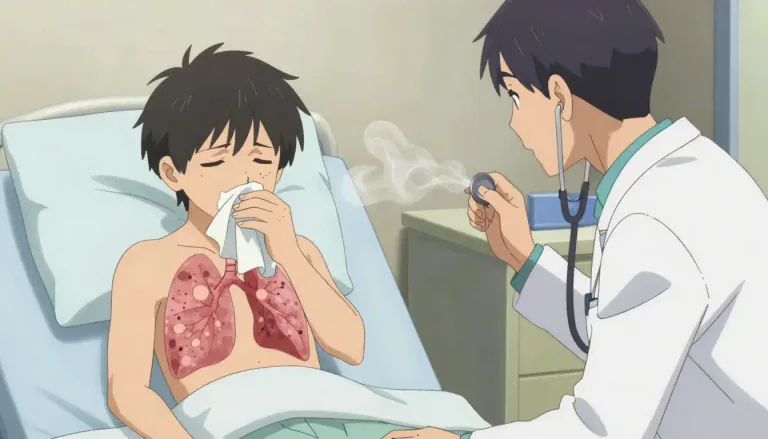 Visual representation of "tuberculous" - Able to or characterized by the presence of tuberculosis, a serious infectious disease that primarily affects the lungs.