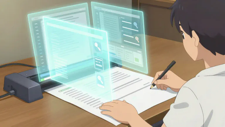Visual representation of "ocr" - Optical Character Recognition is a technology that converts different types of documents into editable and searchable data.