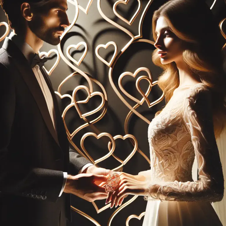 Visual representation of "wife" - A woman in relation to the man to whom she is married.
