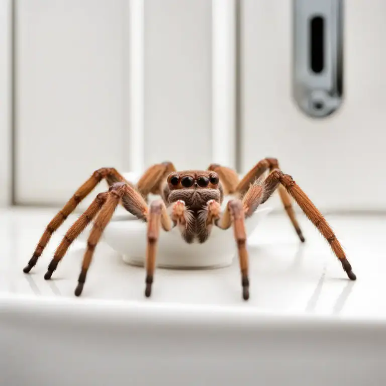 Visual representation of "huntsman" - A kind of large and speedy spider, usually found in hot countries.