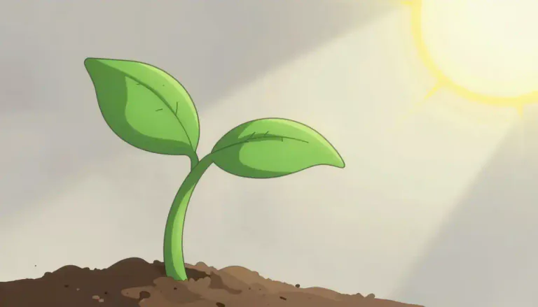 Visual representation of "tropism" - A growth or movement of a plant or organism in response to an environmental stimulus.