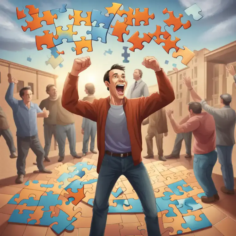 Visual representation of "pull off" - to succeed in doing something difficult