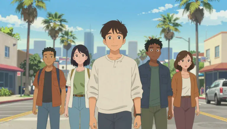 Visual representation of "angeleno" - A resident or native of Los Angeles, California.