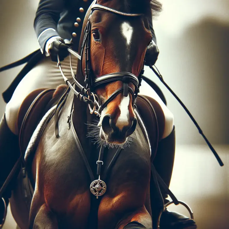 Visual representation of "snaffle" - A type of bit used in horse bridles