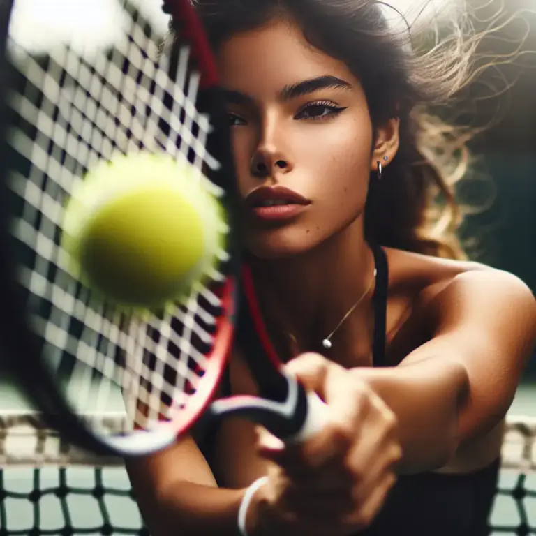 Visual representation of "dink" - To hit something lightly, often in sports like tennis