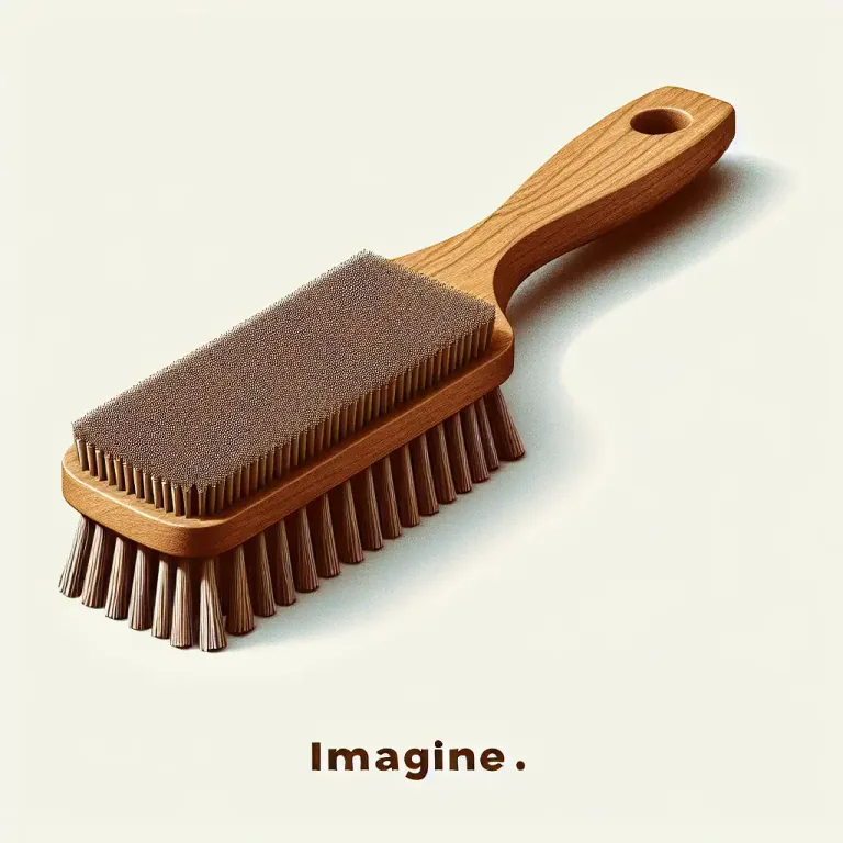 Visual representation of "daft as a brush" - The phrase 'daft as a brush' means someone is very foolish or silly.