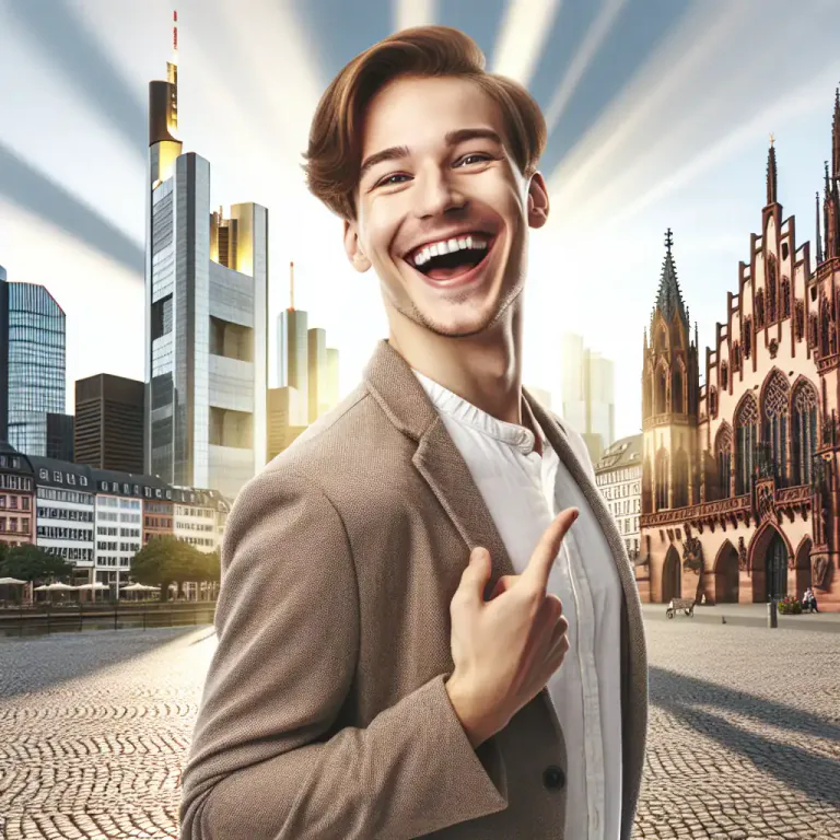 Visual representation of "frankfurter" - A person from Frankfurt, Germany.