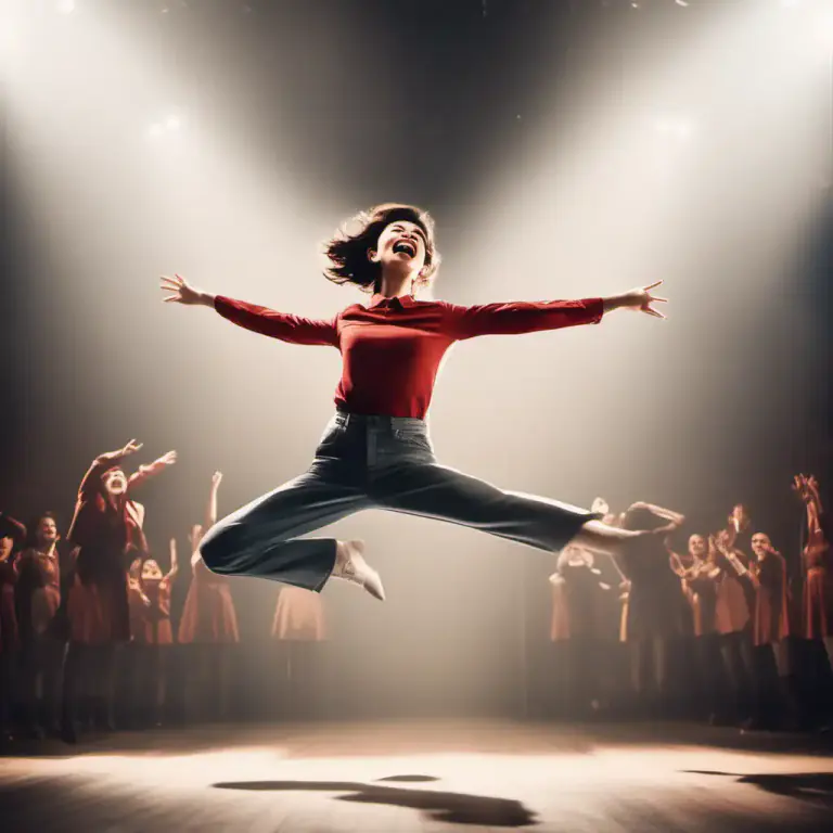 Visual representation of "leap at" - To hastily and eagerly engage in something